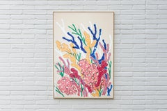Pink Sea Sponge, Illustration Style, Marine Creatures, Botanical, Seascape, 2026
