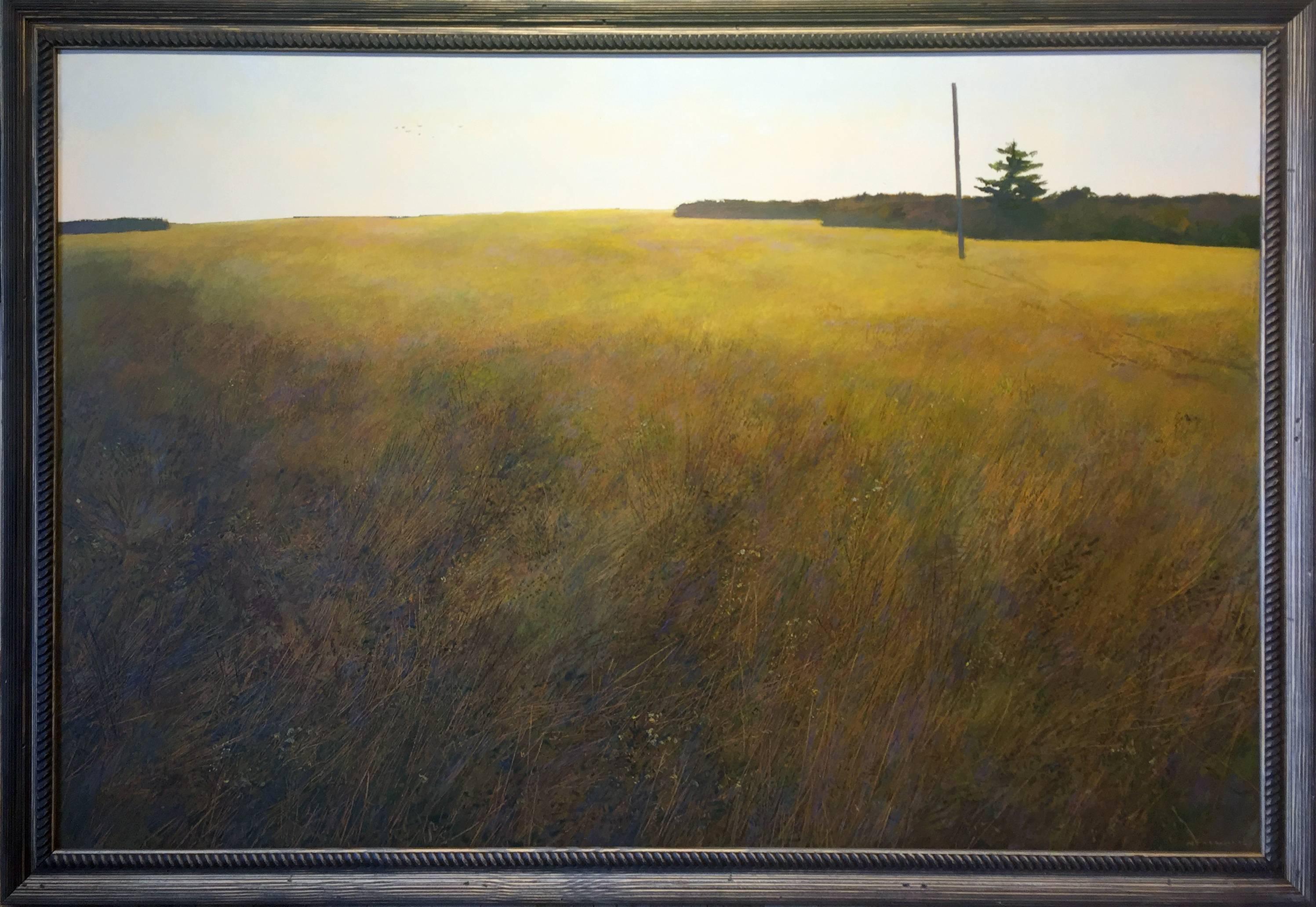 Igor Melnikov Landscape Painting - To the Fields