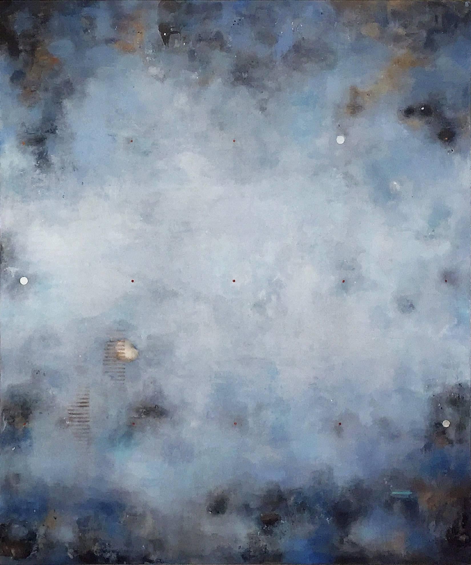 Raphaelle Goethals Abstract Painting - Liquid Sky IV