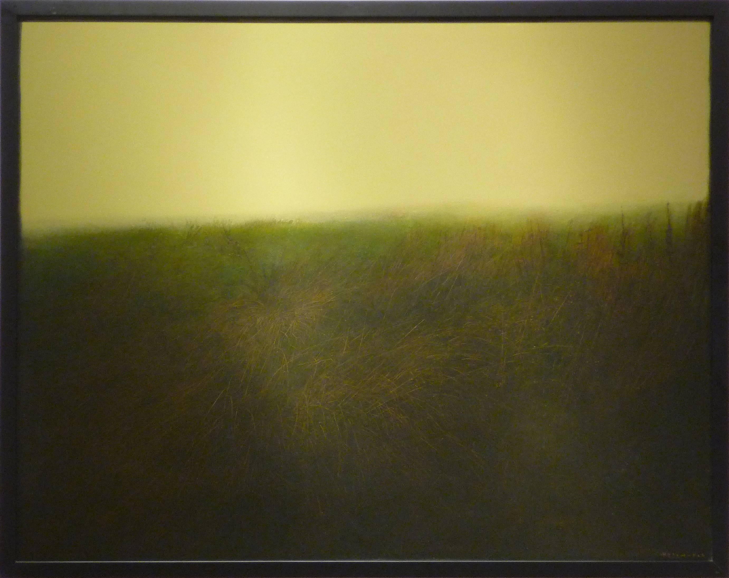Igor Melnikov Landscape Painting - A Foggy Day