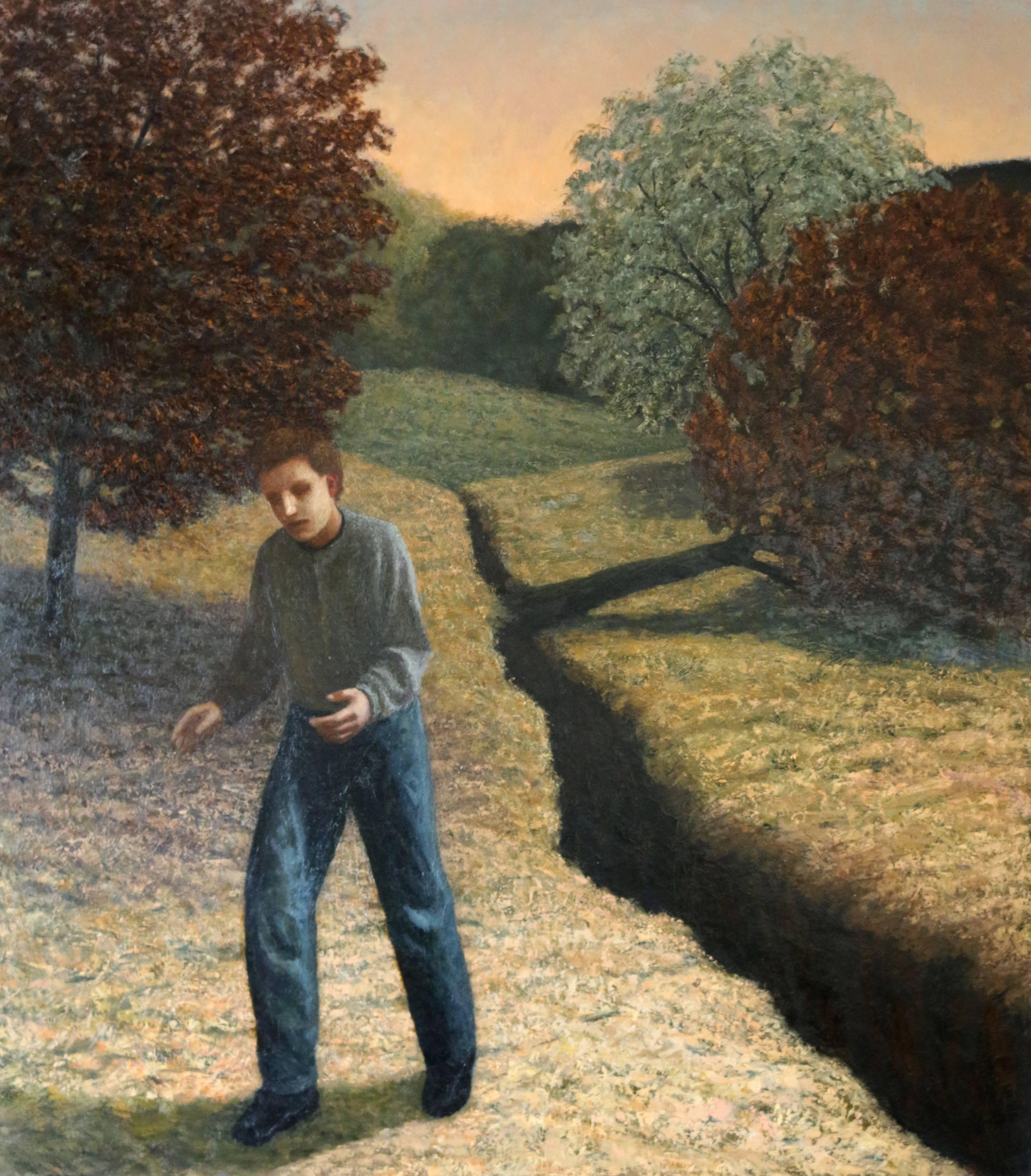 Jim Byrne Figurative Painting - Quake