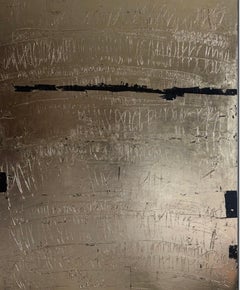 Gold Leaf Painting, Abstract Gold Painting, Abstract gold leaf
