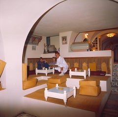 Lobbies, chambres et bars de l'hôtel Salem Tunesien, Sousse, années 1980
