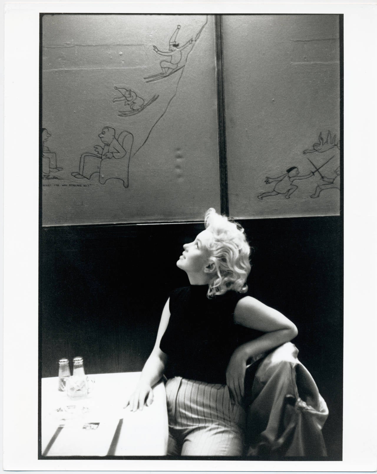 Edward Feingersh Black and White Photograph - Marilyn Monroe in New York 1955