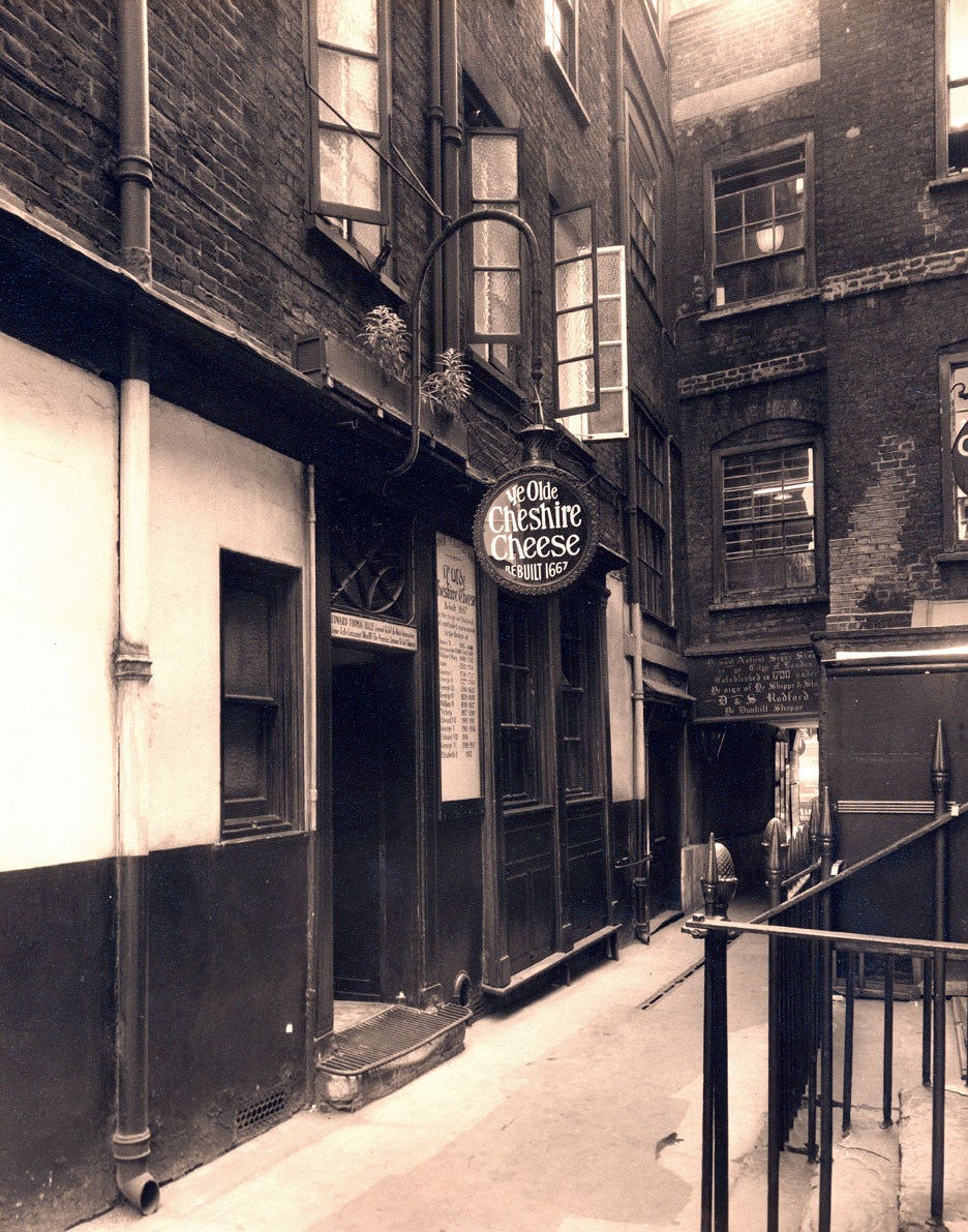 Ack (Jock) Ware Black and White Photograph - Cheshire Cheese