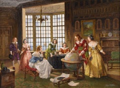 Oil Painting by Charles Willis "The Circumnavigators"