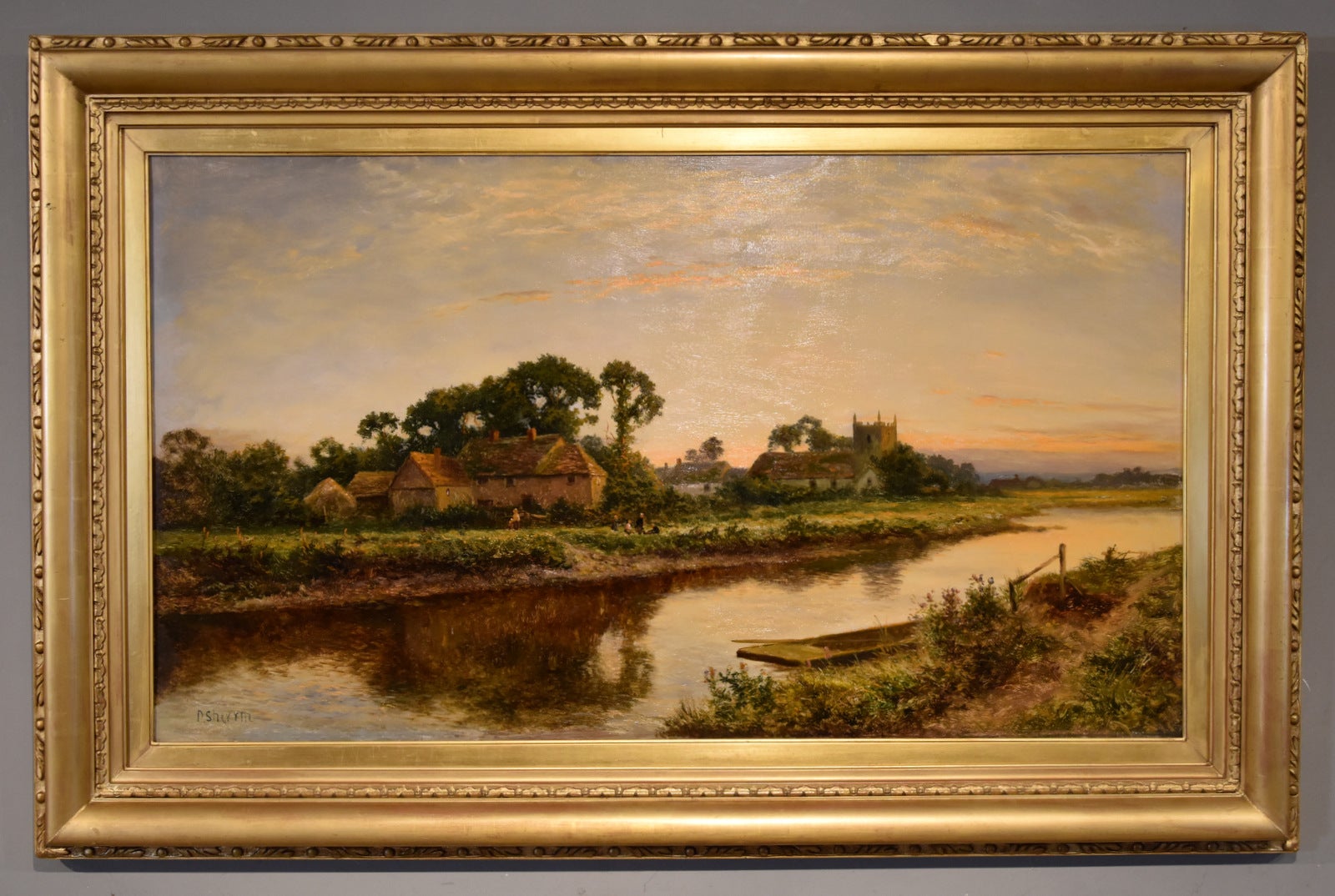Oil Painting by Daniel Sherrin "The Quiet Evening Hour"