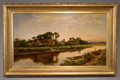Pintura al óleo de Daniel Sherrin: «La hora tranquila del atardecer»