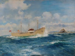 Oil Painting, "Centurity in Mounts Bay, 1956" By Frank Henry Mason