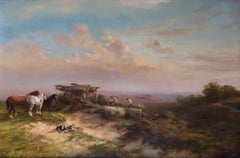 Oil Painting, "The Timber Wagon, Evening" By David Payne
