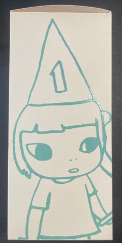 Yoshitomo Nara 123 „Drumming Girl“ – Einzelfigur „2“ – Zeitgenössische Skulptur