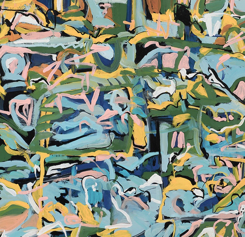 Untitled (Diptych) - Painting by Chris Pousette-Dart