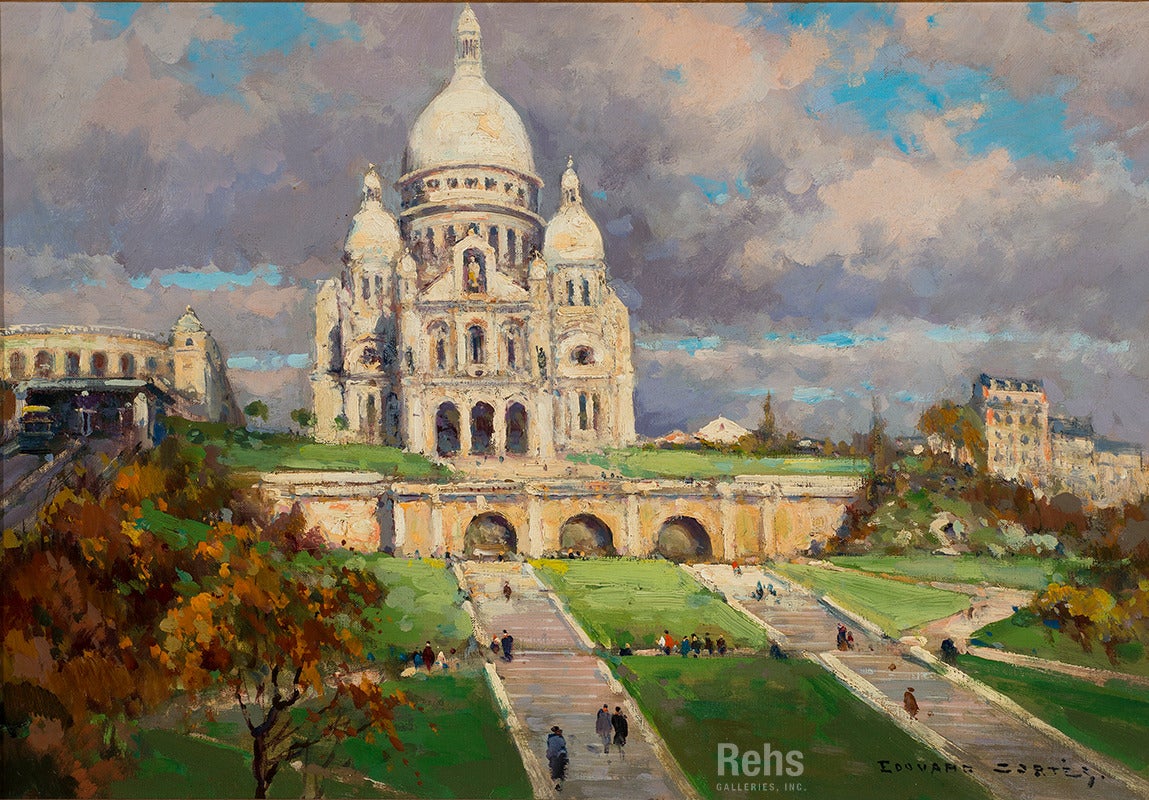 Édouard Leon Cortès Landscape Painting - Sacre Coeur