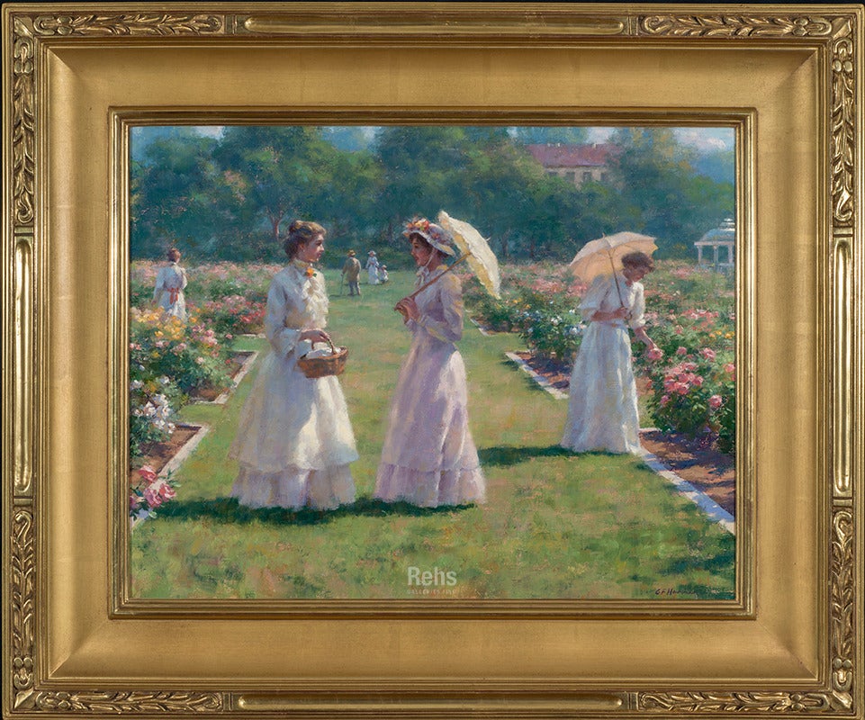 Summer Roses - Painting by Gregory Frank Harris
