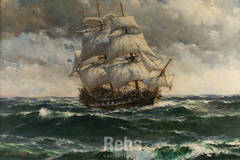 Heavy Weather on Crossing to France (John Paul Jones's Ranger)