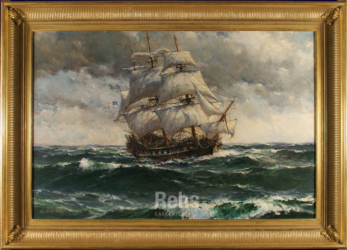 Heavy Weather on Crossing to France (John Paul Jones's Ranger)