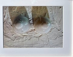 Two White Dots /Framed Photography / Print / Signed