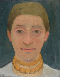 Portrait of the Artist's Sister Herma with Amber Necklace