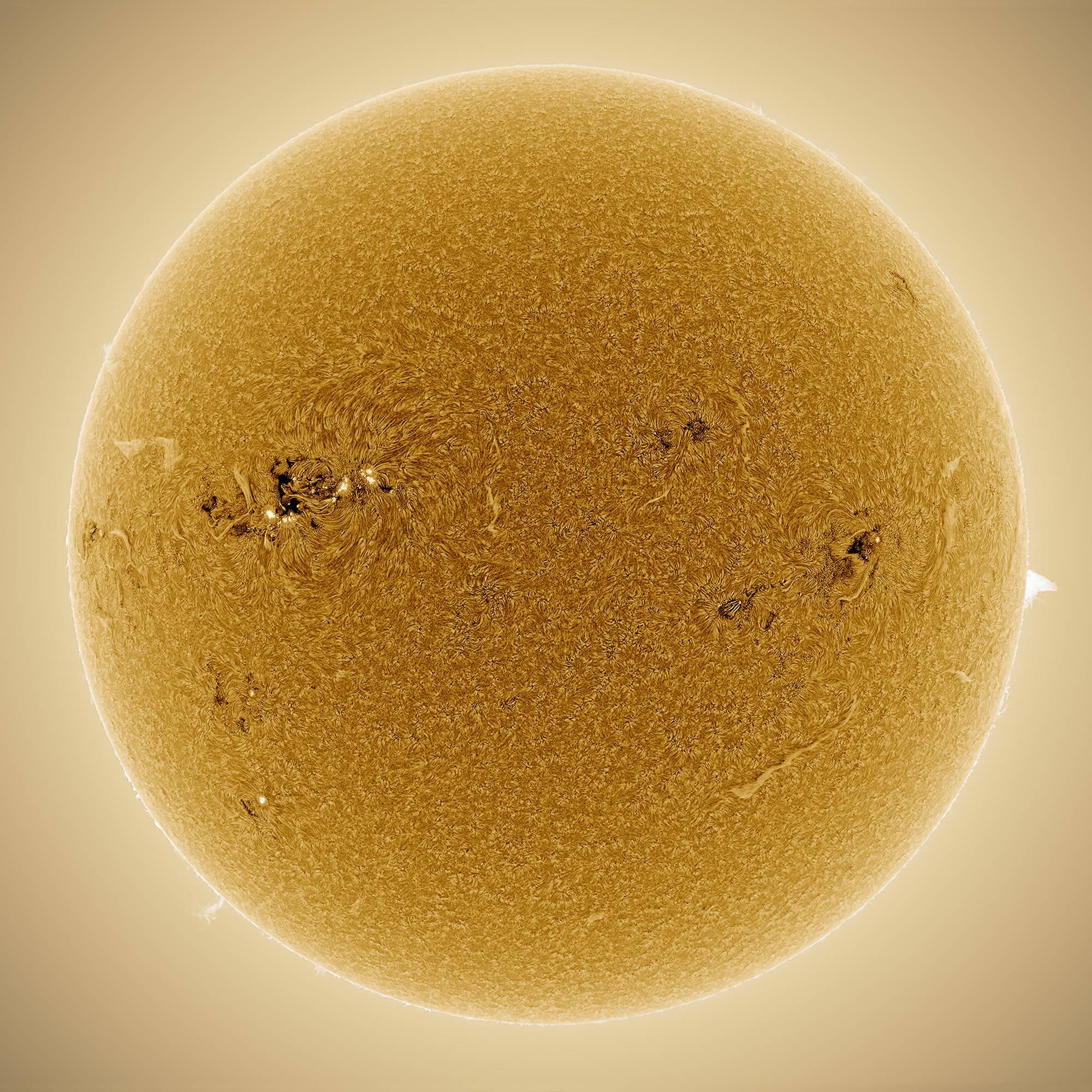 2015 May 9 – Golden Sun - Photograph by Alan Friedman