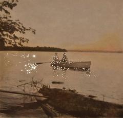 On the Lake at Sunset