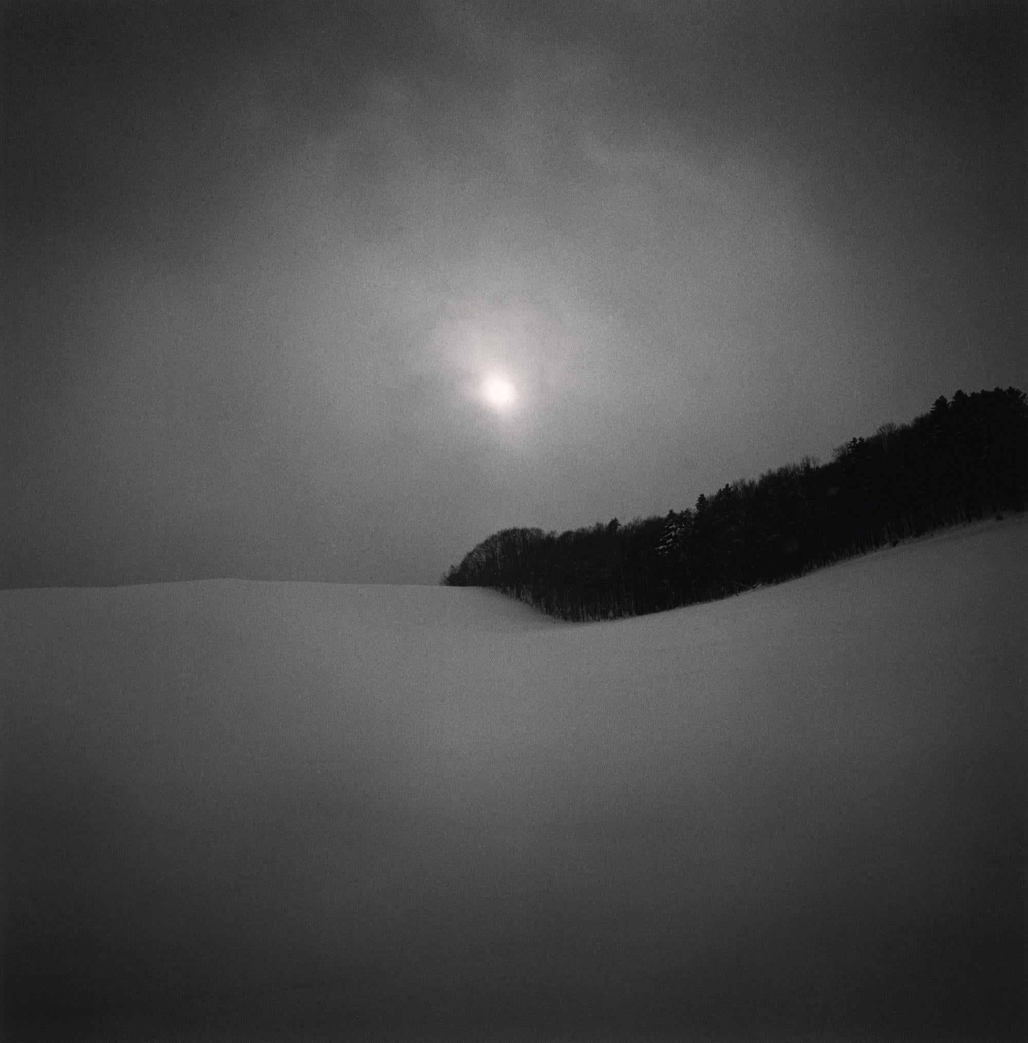 Michael Kenna Black and White Photograph - Rising Sun, Wakasa, Hokkaido, Japan. 2007