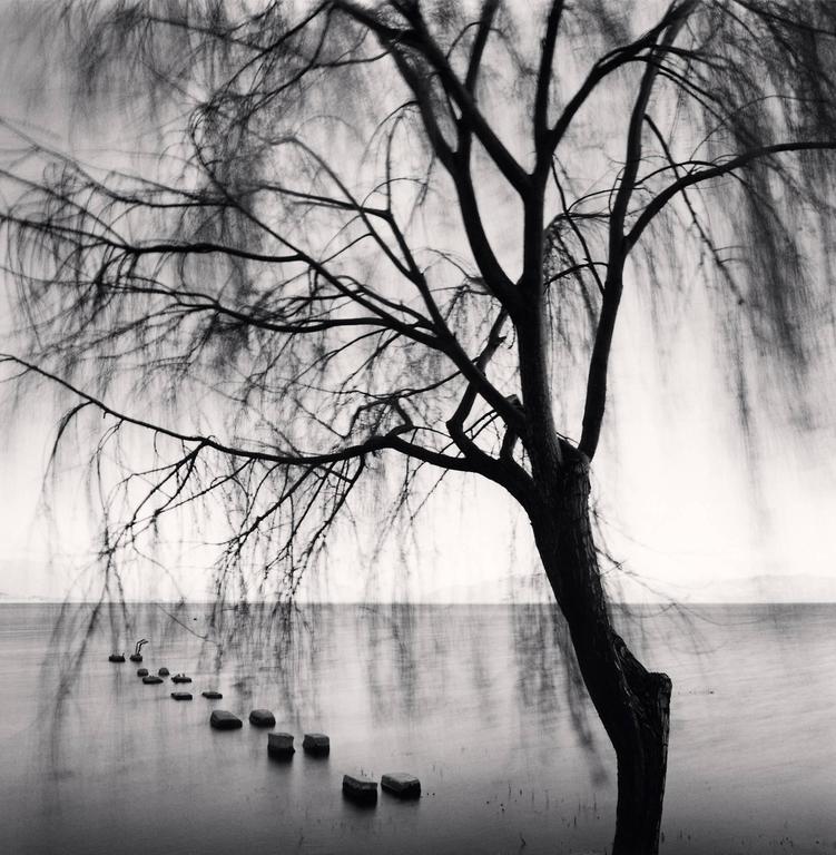 Michael Kenna Black and White Photograph - Erhai Lake, Study 3, Dali, Yunnan, China. 2013