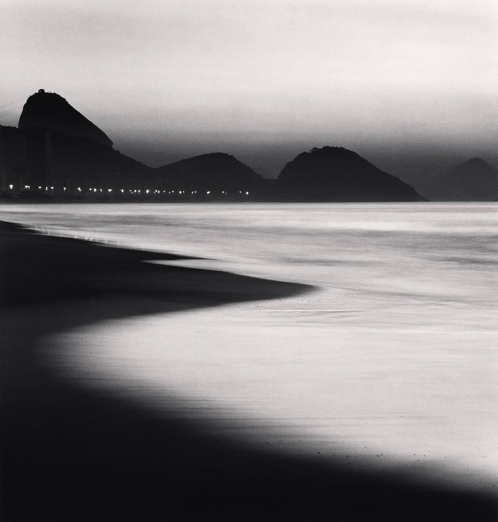 Michael Kenna Black and White Photograph - Copacabana Beach, Rio de Janeiro, Brazil