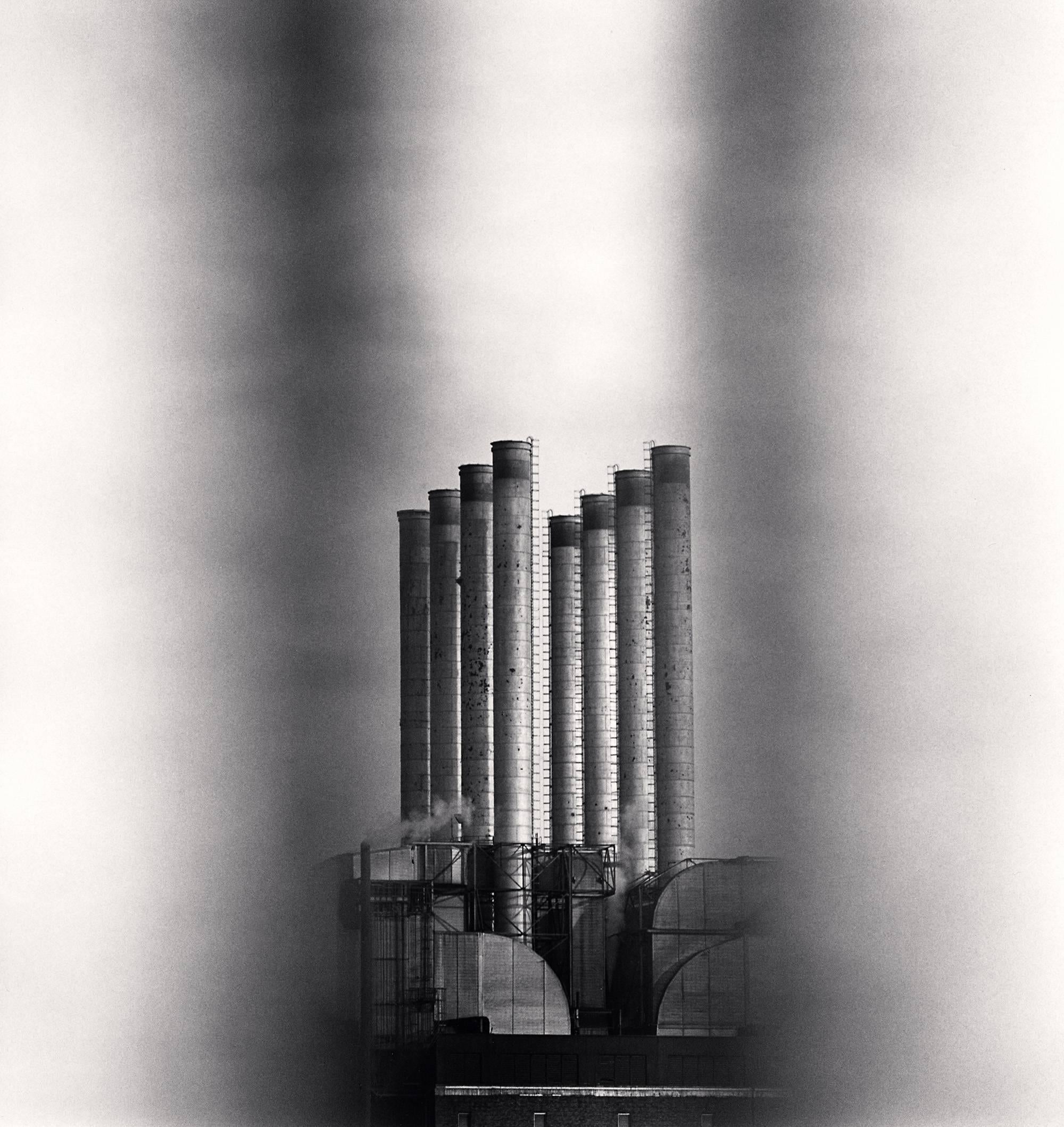 Michael Kenna Black and White Photograph - The Rouge, Study 109, Dearborn, Michigan, USA