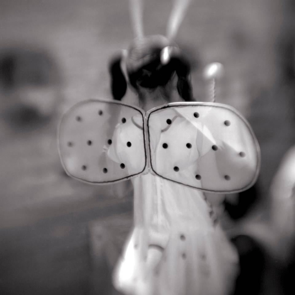 Keith Carter b.1948 Black and White Photograph - Polka-Dot Wings, Silver Gelatin Print, Signed and numbered, limited edition