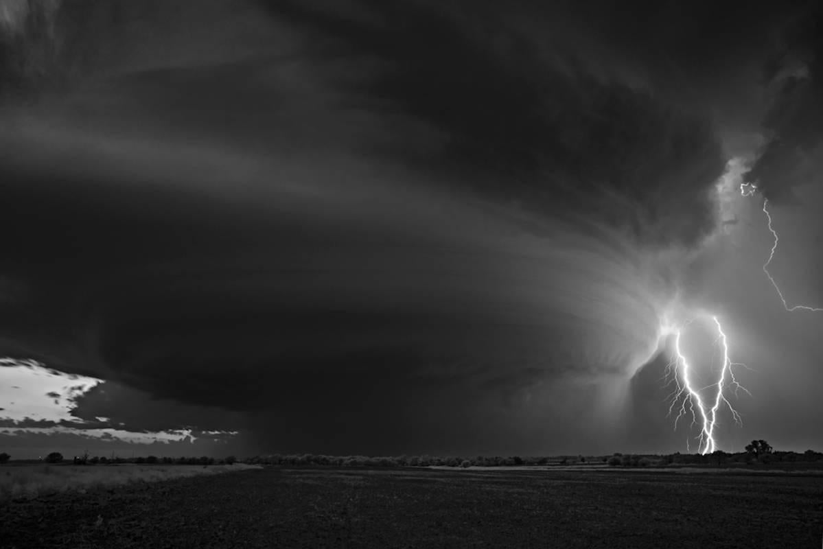 Mitch Dobrowner Landscape Photograph - Disk and Light