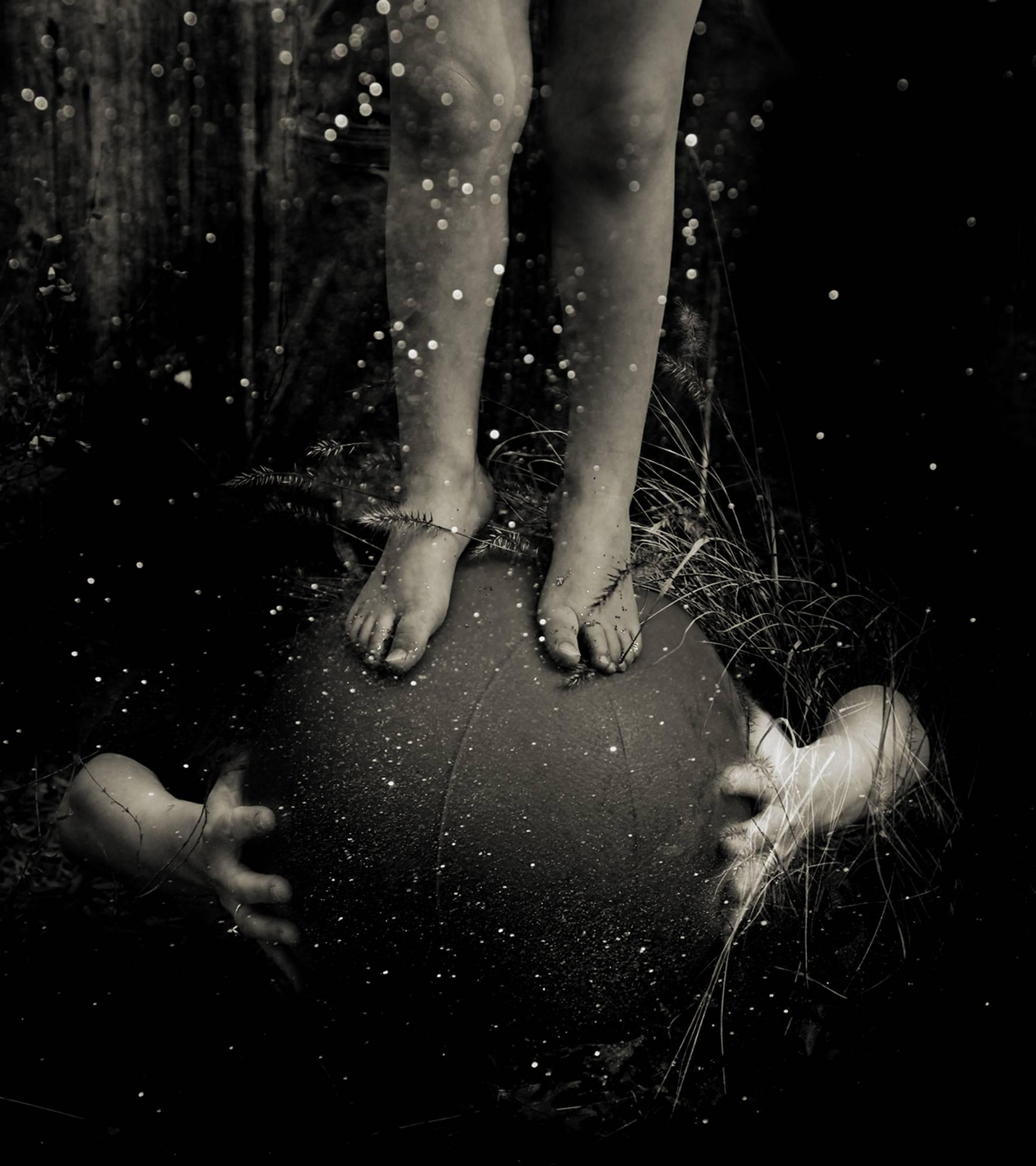 Angela Bacon-Kidwell Black and White Photograph - Balance