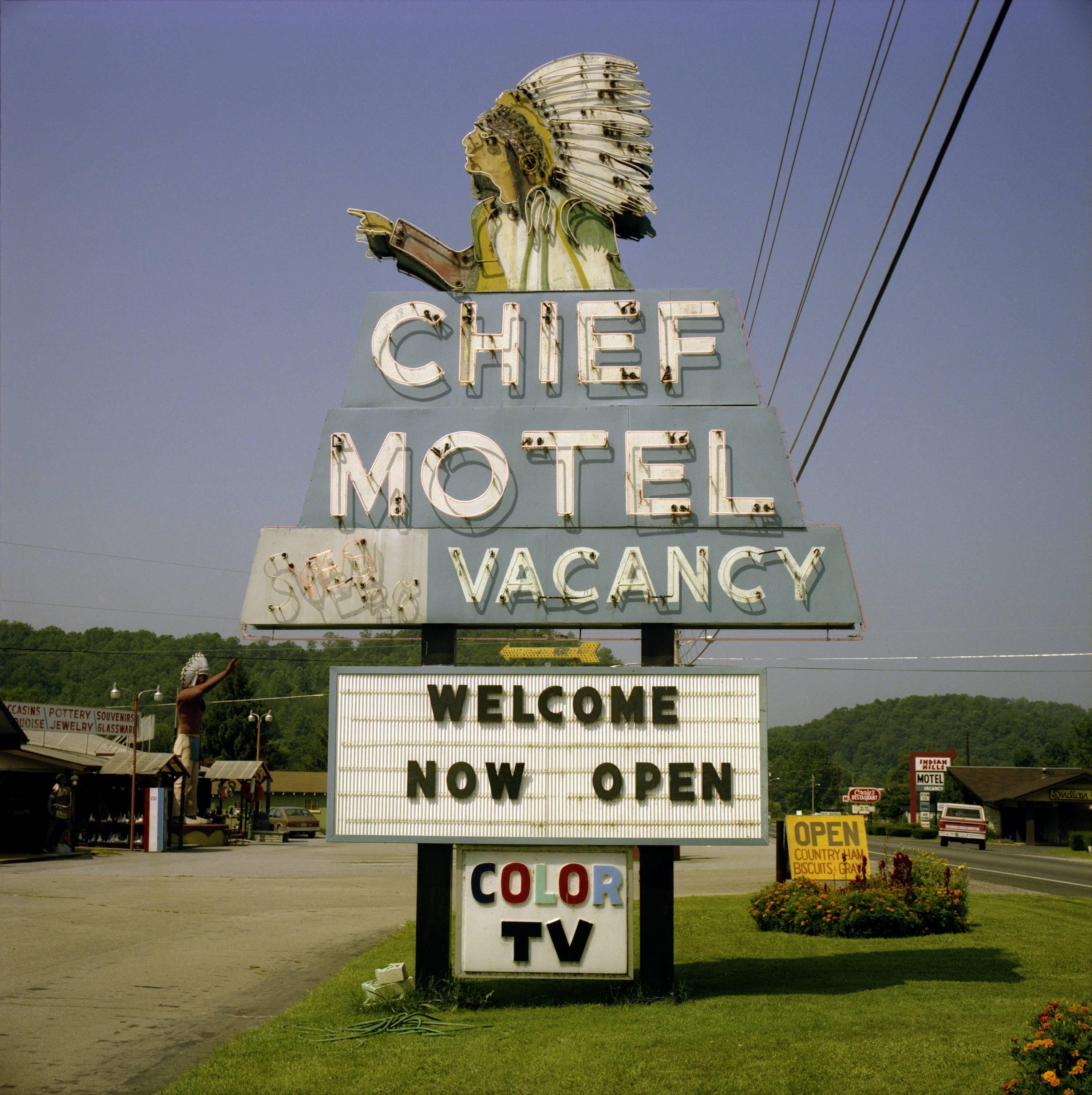 Steve Fitch Color Photograph - Cherokee, North Carolina; August