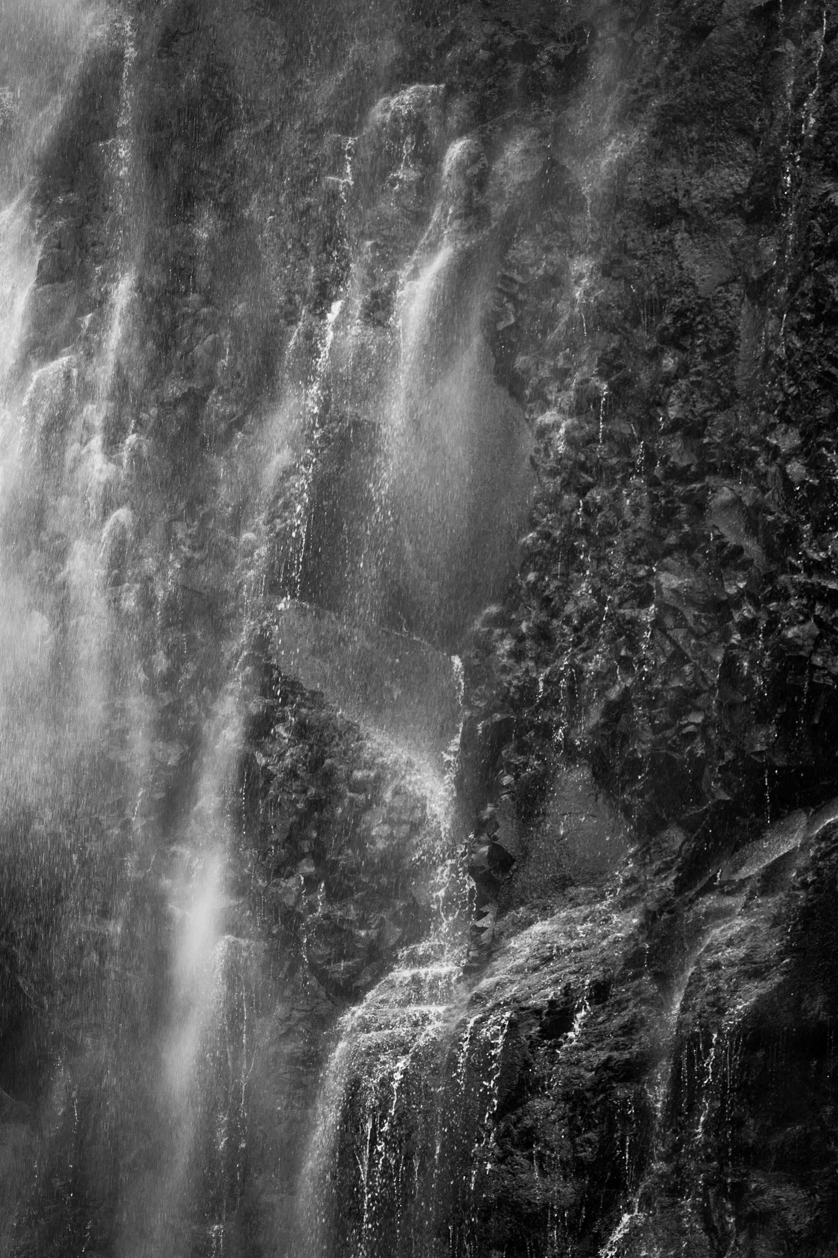 David H. Gibson Landscape Photograph - Water Cascade: Mystery, 11 1819, Columbia River Gorge, Oregon	