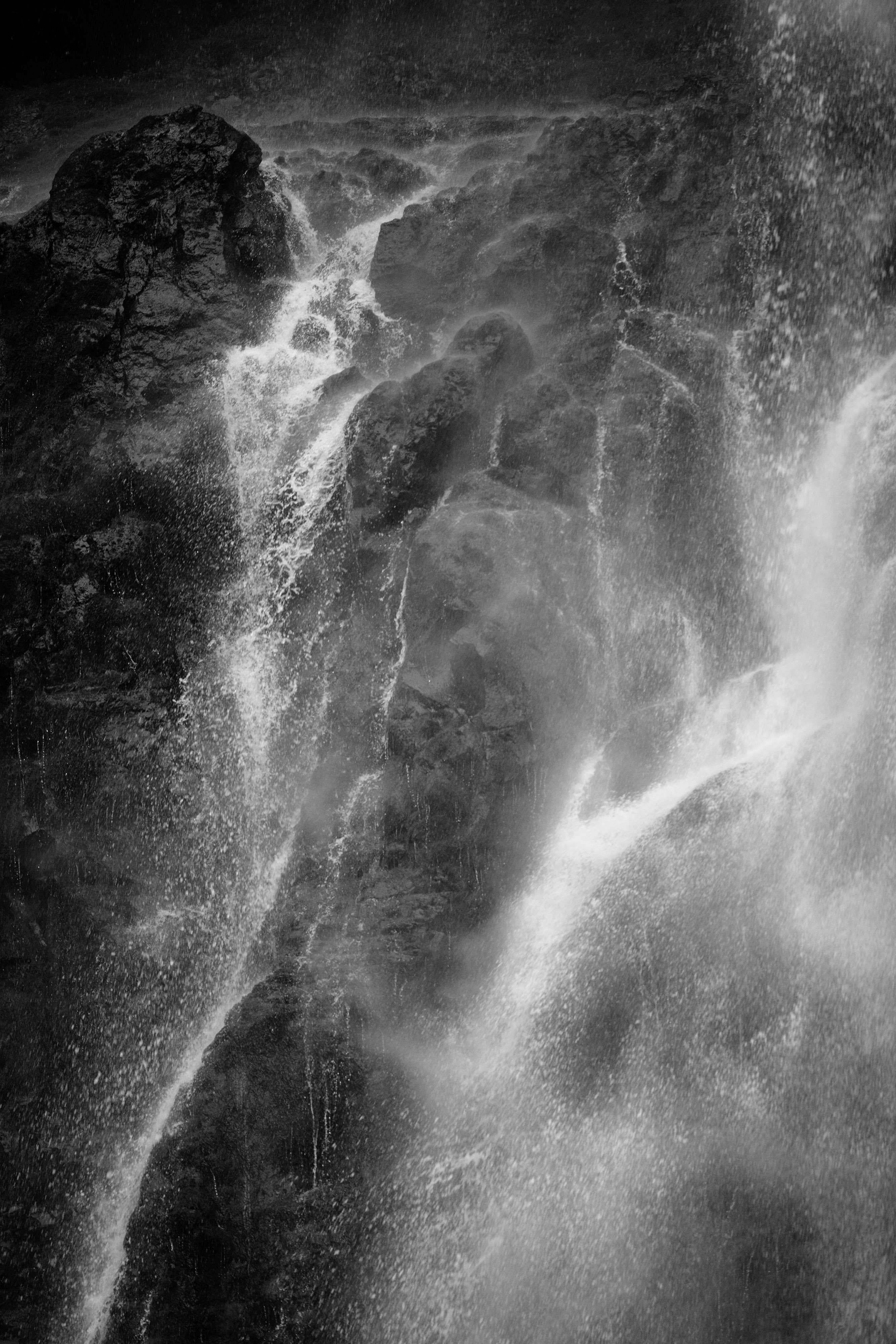 David H. Gibson Landscape Photograph - Light Cascade: Sequence II, 11 2044, Columbia River Gorge, Oregon