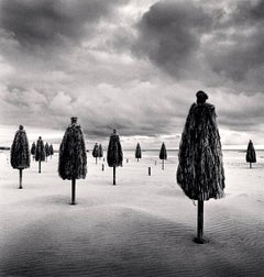 Thirteen Beach Umbrellas, Montesilvano, Abruzzo, Italy