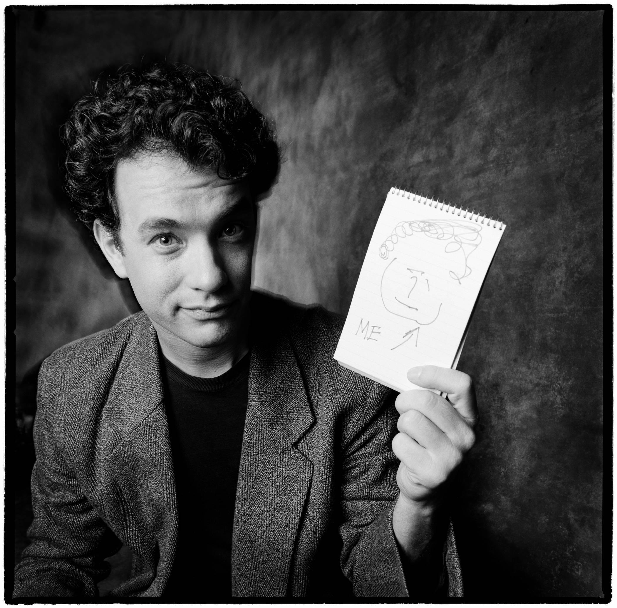 Karen Kuehn Black and White Photograph - Tom Hanks • 1987 • NYC • Saturday Night Live