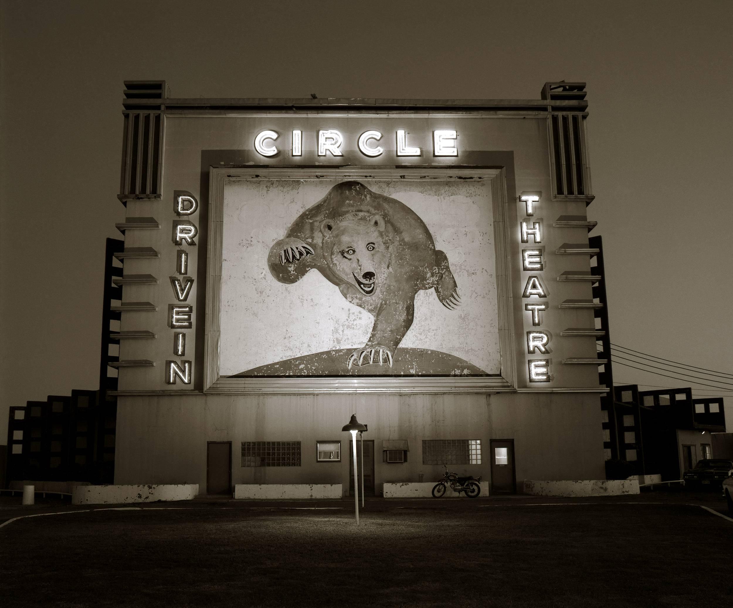 Steve Fitch Landscape Photograph - Circle Drive-In, Waco, Texas