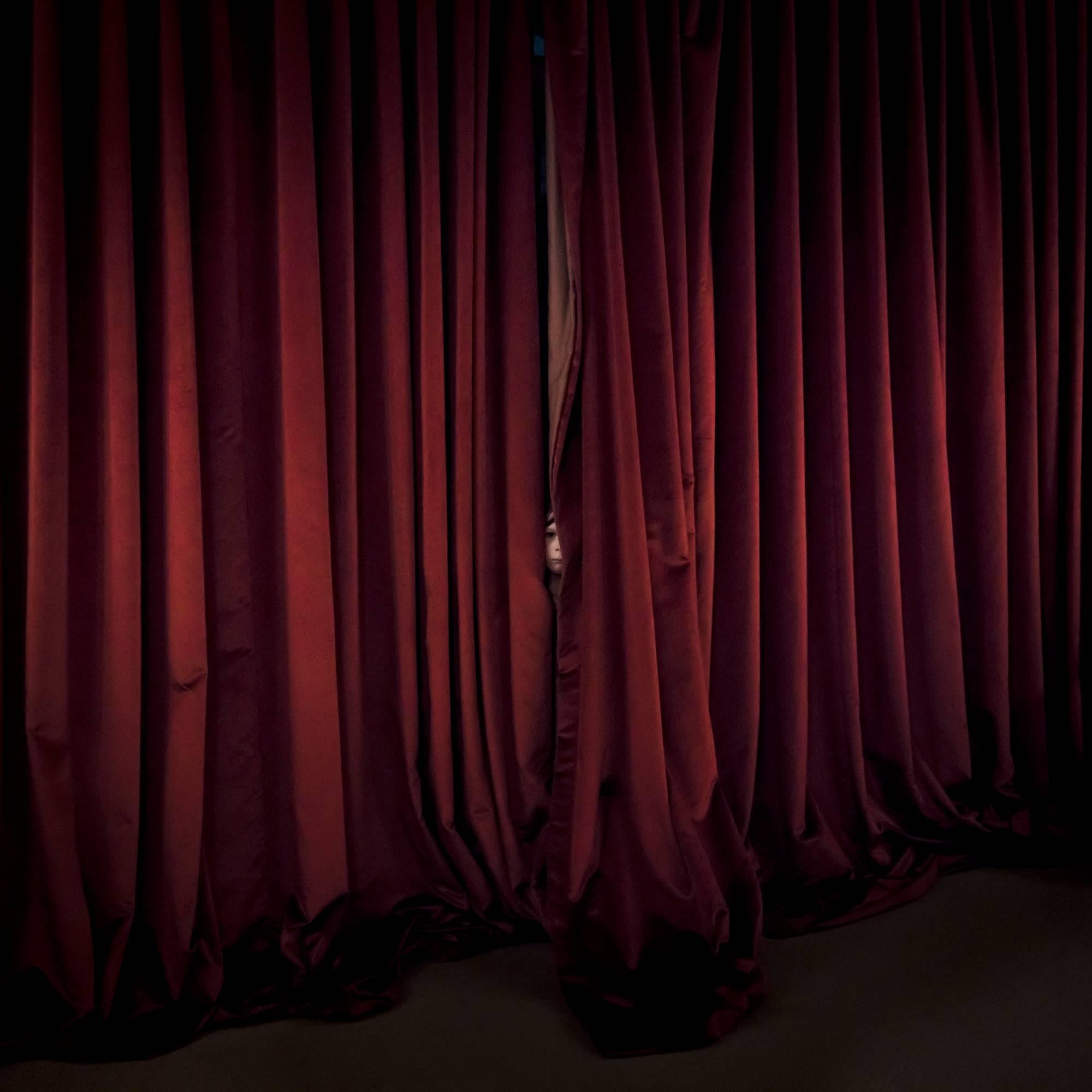 Cig Harvey Portrait Photograph - Red Curtain