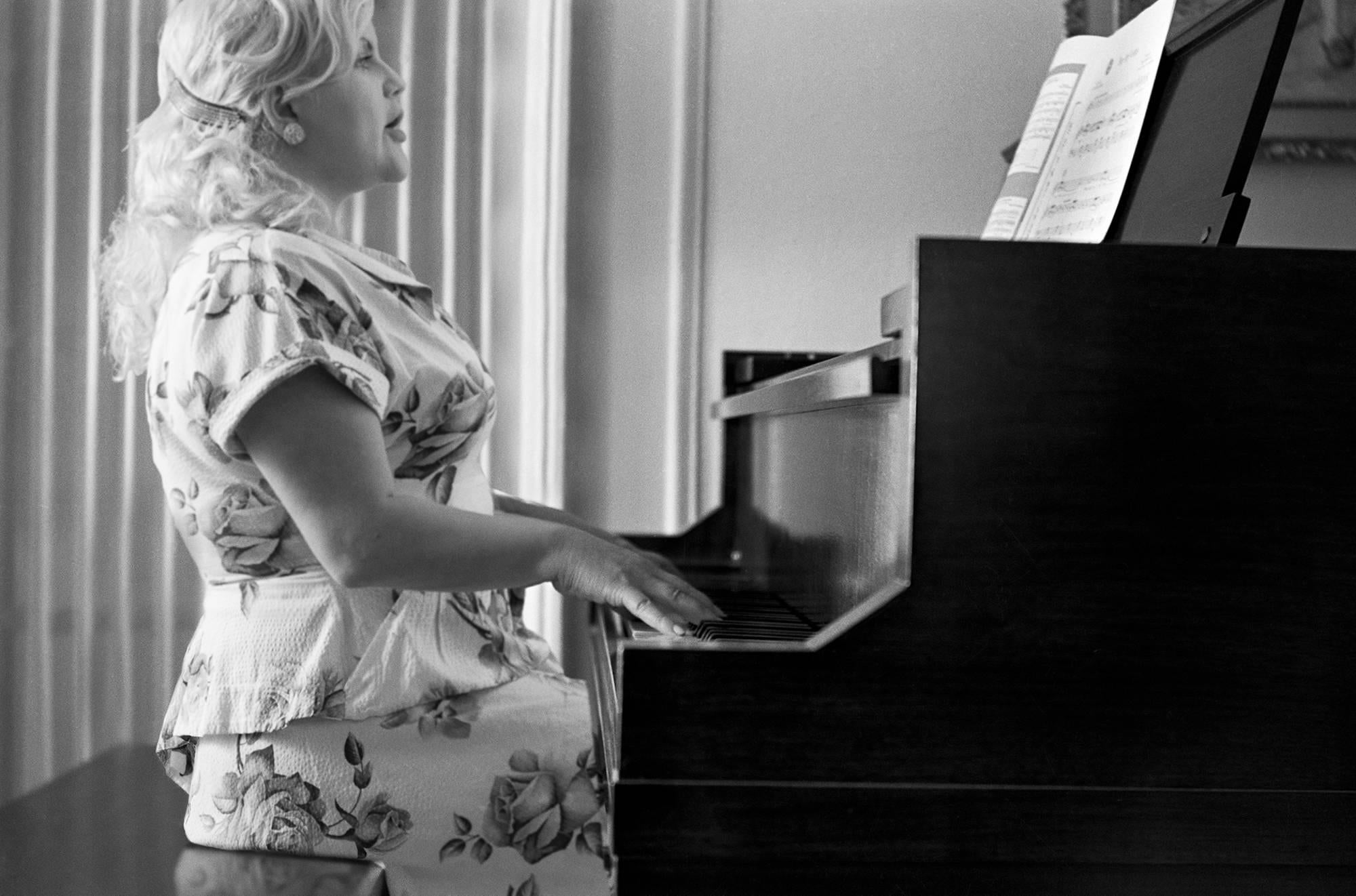 Jennifer Greenburg Black and White Photograph - Studying piano is one of my favorite hobbies, 2012