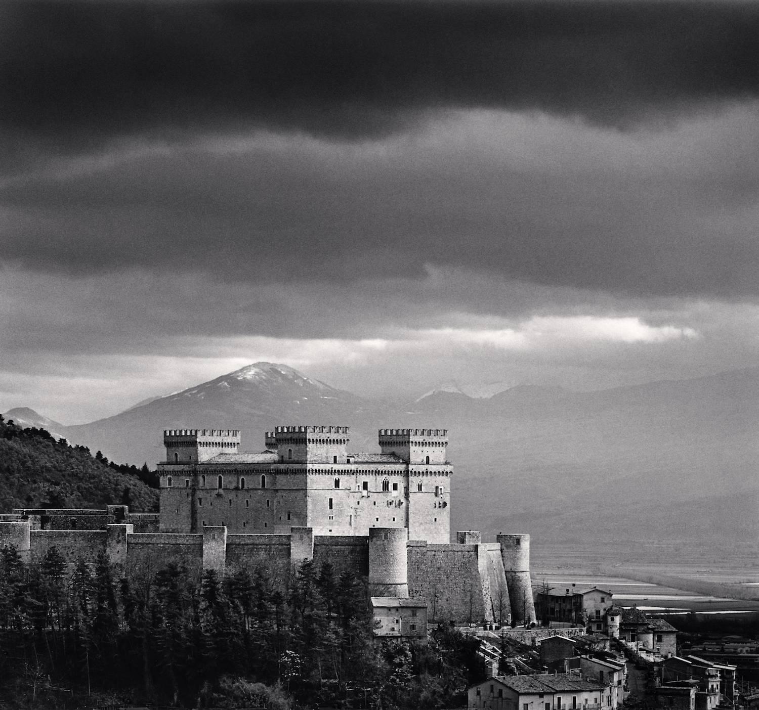 Michael Kenna Color Photograph - Piccolomini Castle, Celano, Abruzzo, Italy