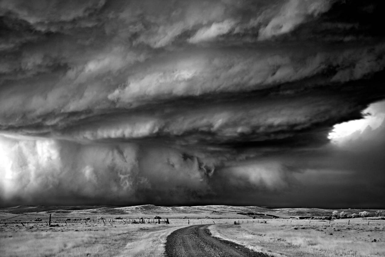 Mitch Dobrowner Black and White Photograph - Bear's Claw, limited edition photograph, signed and numbered , archival ink 