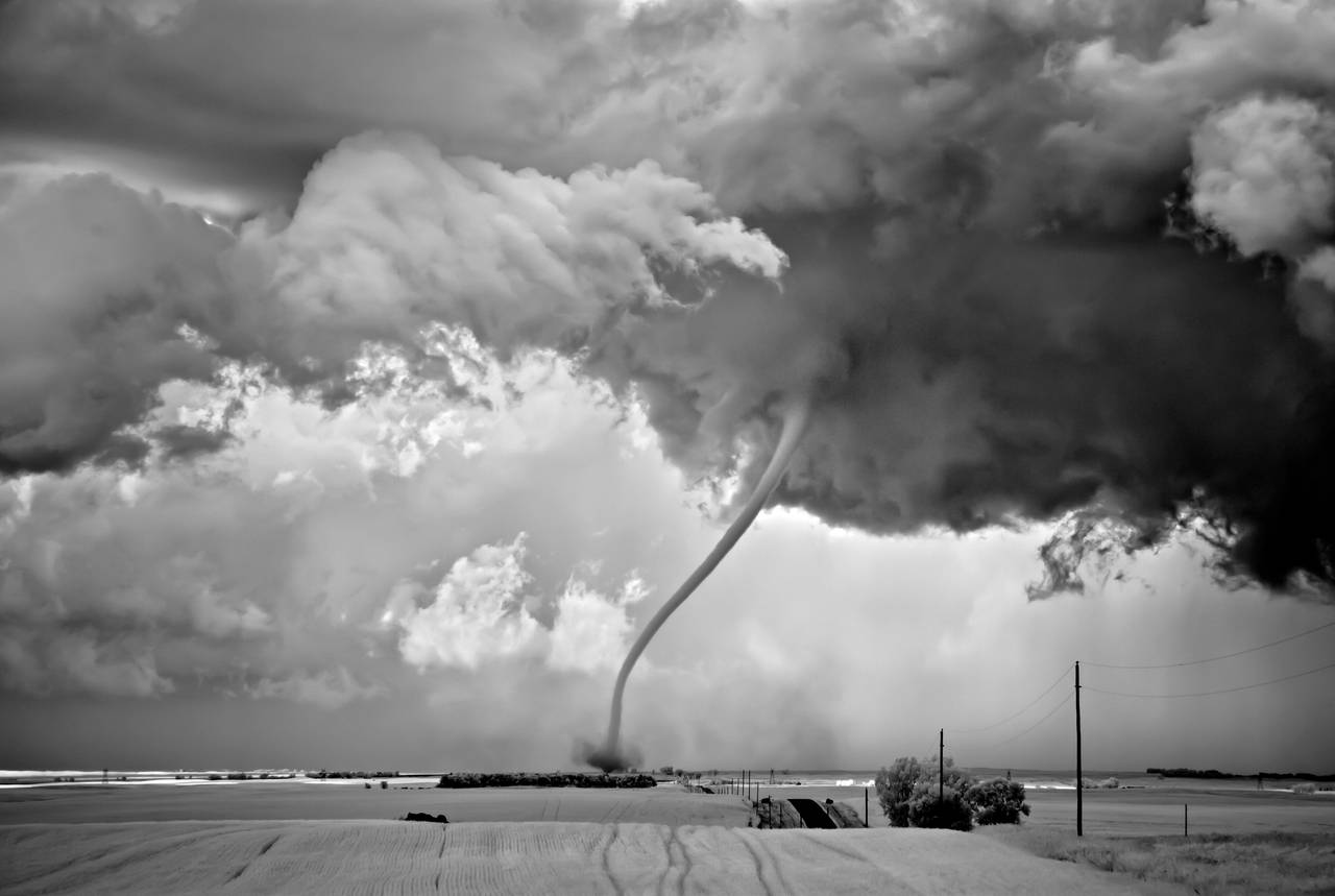 Mitch Dobrowner Landscape Photograph - Rope Out, limited edition photograph, signed, archival pigment ink 