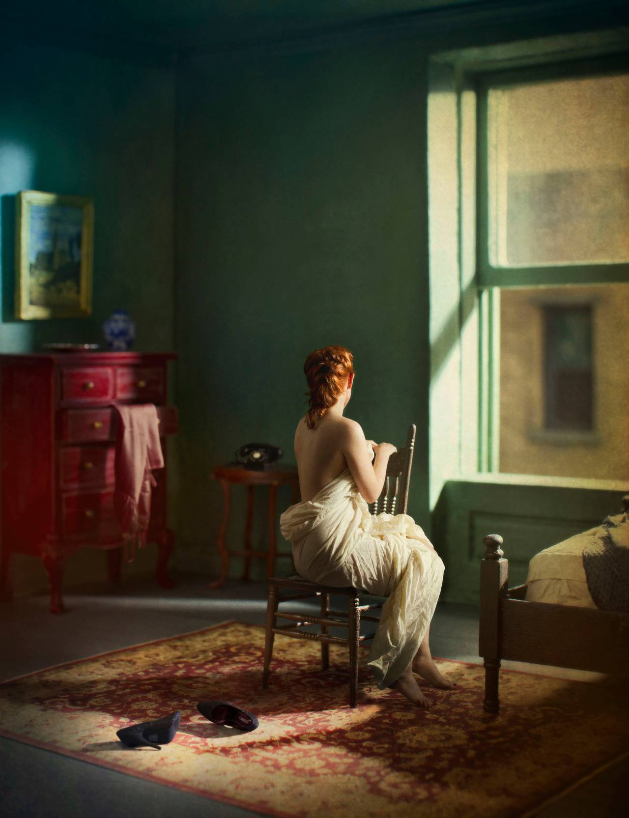 Green Bedroom (Morning), limited edition photograph, signed and numbered