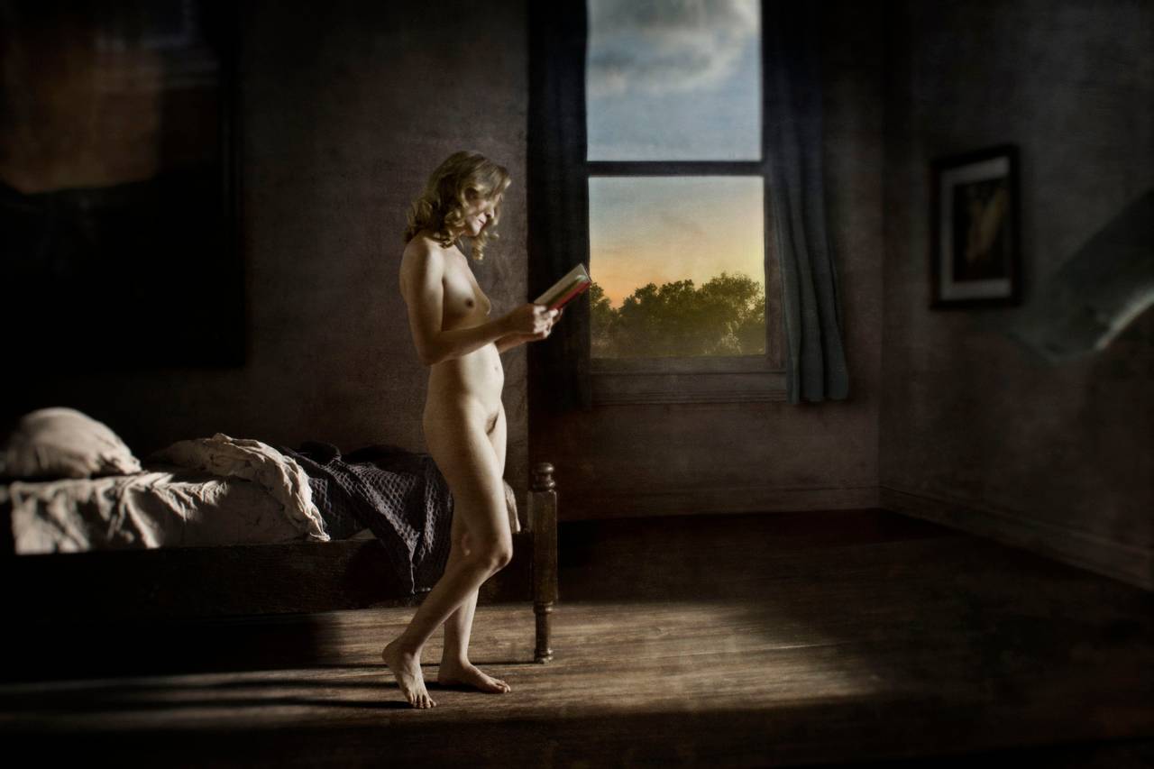 Richard Tuschman Nude Photograph – Frau in der Sonne II, 2012,  Fotografie in limitierter Auflage, signiert und nummeriert