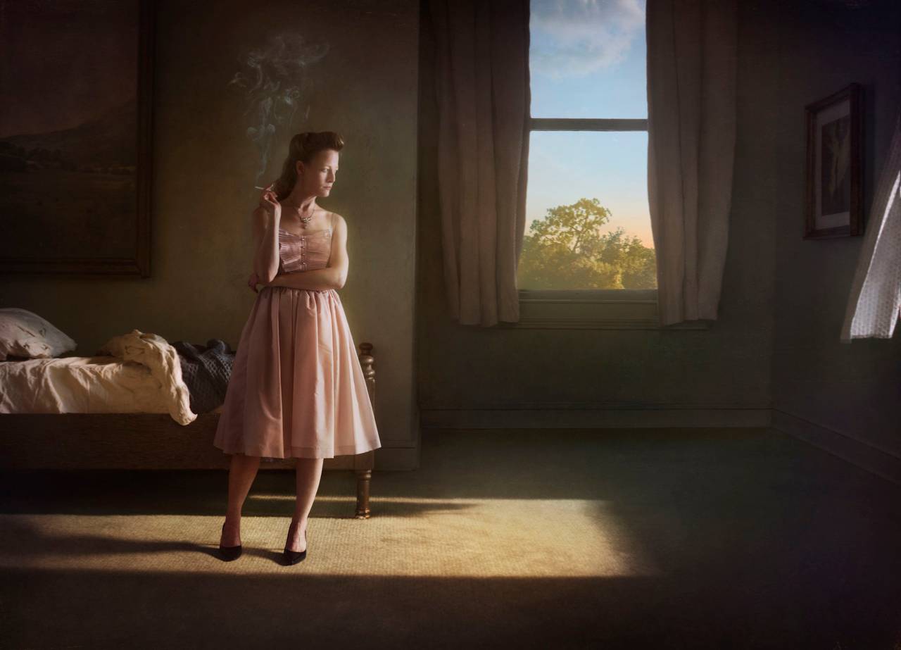 Richard Tuschman Portrait Photograph - Woman in Sun I, 2012, limited edition photograph, signed, and numbered