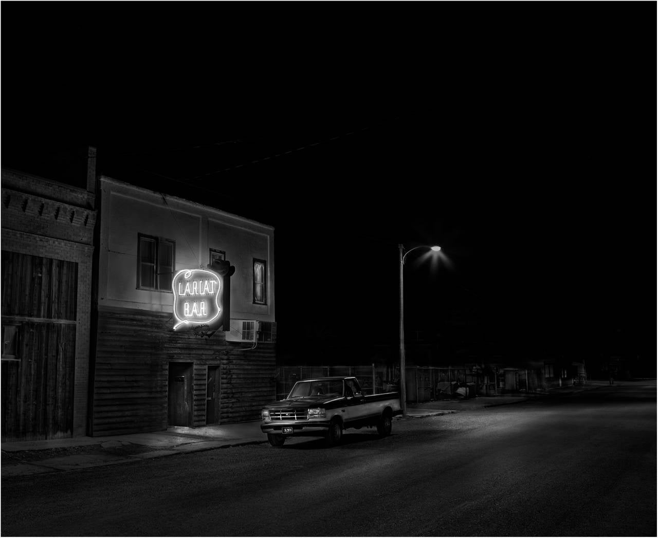 Teri Havens Black and White Photograph - Lariat, Conrad, Montana