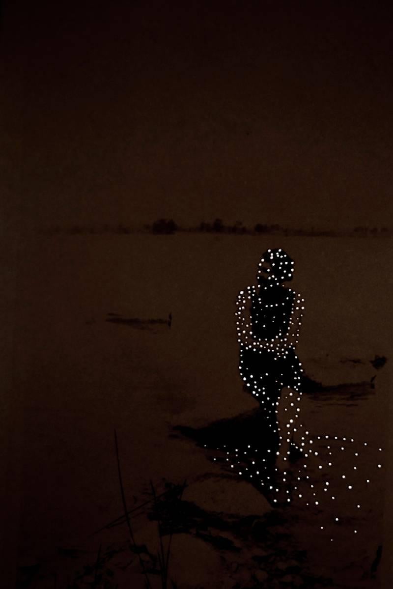 Amy Friend Black and White Photograph – Spät Sommerabend, Ontario, 1927