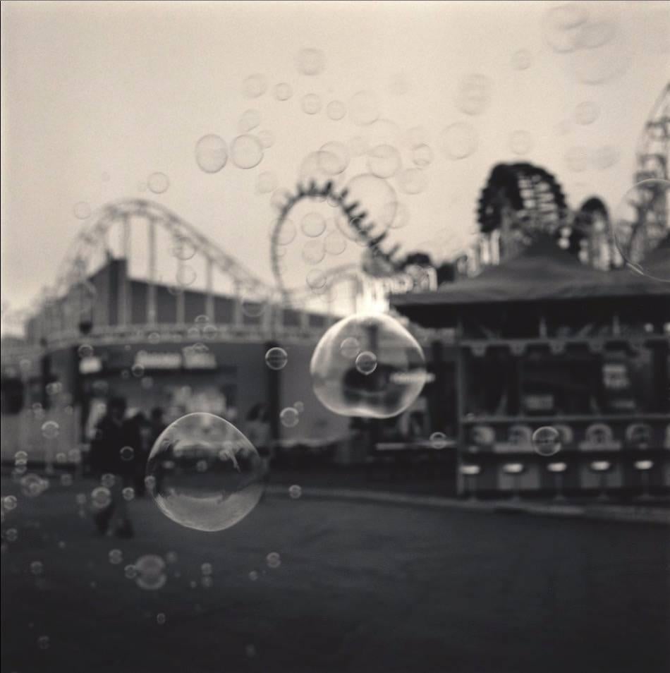 Hiroshi Watanabe Black and White Photograph - Santa Monica Pier