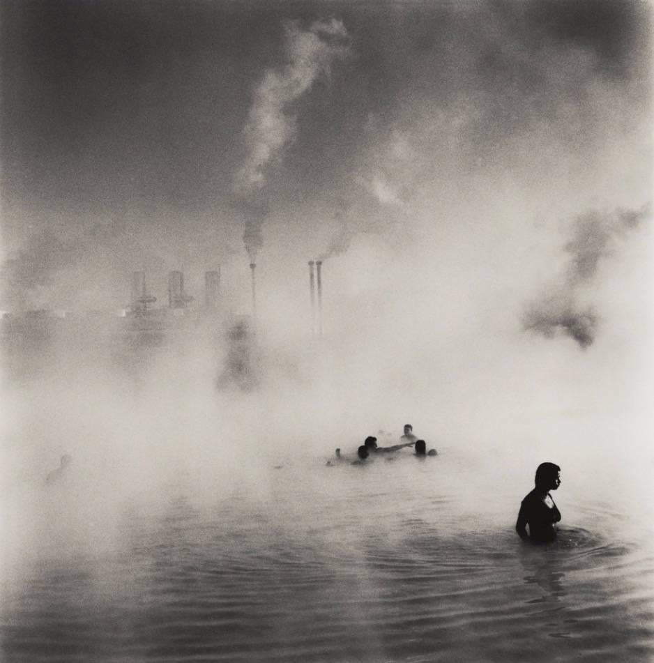 Hiroshi Watanabe Black and White Photograph - Blue Lagoon 2, Iceland, 1999