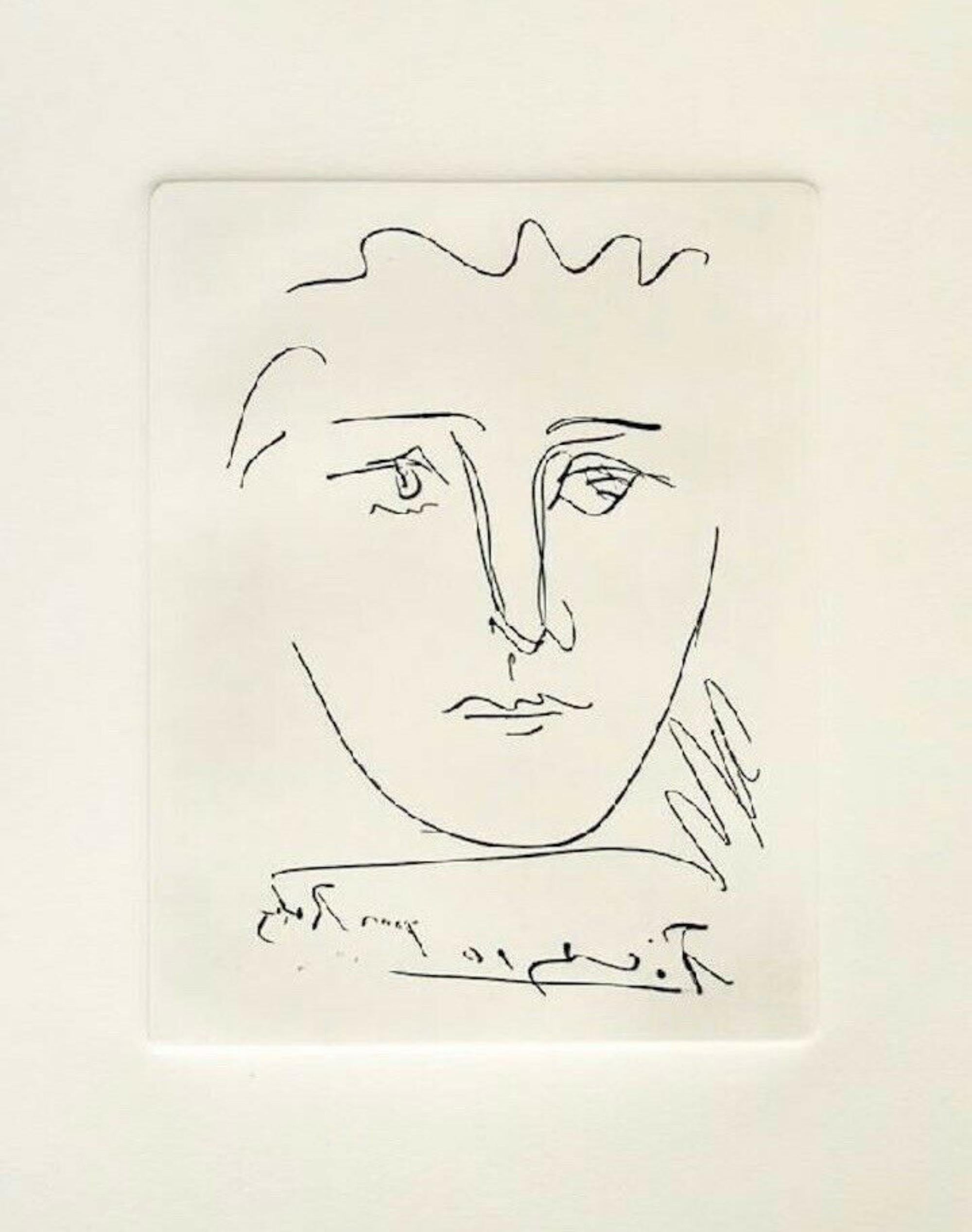 Pablo Picasso Abstract Print - Pour Roby (L’Age de Soleil 1950), Bloch 680